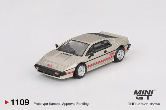 Lotus Esprit Turbo Metallic Silver - Mini Gt - Scala 1/64 MGT01109-L