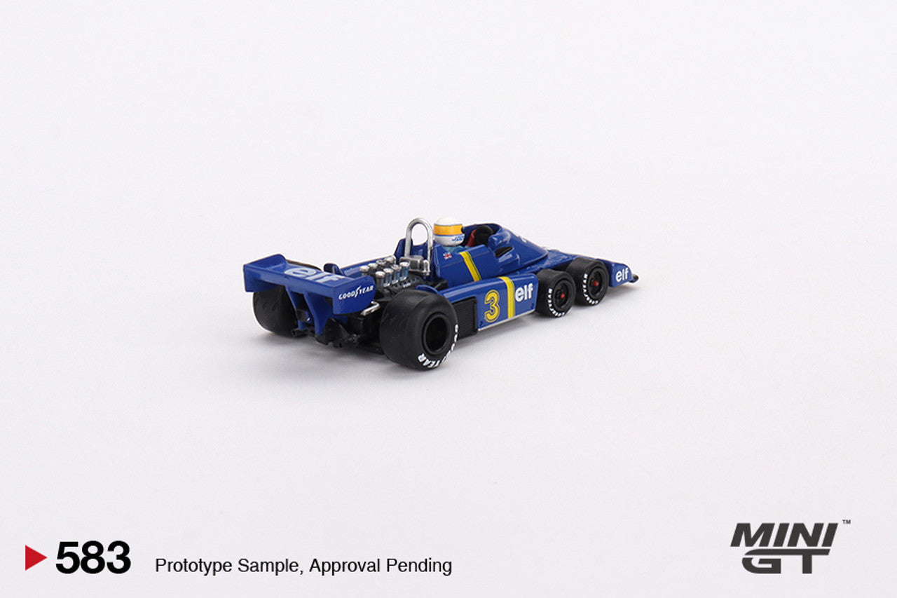 Tyrrell P34 #3 Jody Scheckter 1976 Swedish GP Winner - Mini GT - Scala 1/64 MGT00583