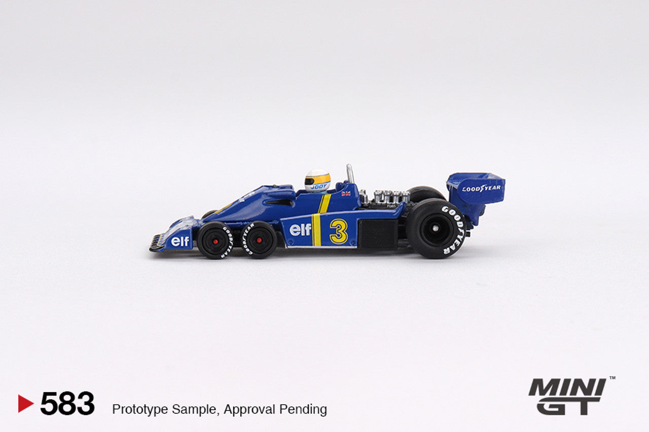 Tyrrell P34 #3 Jody Scheckter 1976 Swedish GP Winner - Mini GT - Scala 1/64 MGT00583