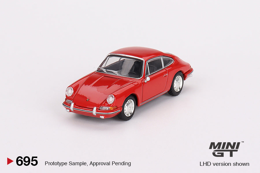 Porsche 901 1963 Signal Red LHD - Mini GT - Scala 1/64 MGT00695