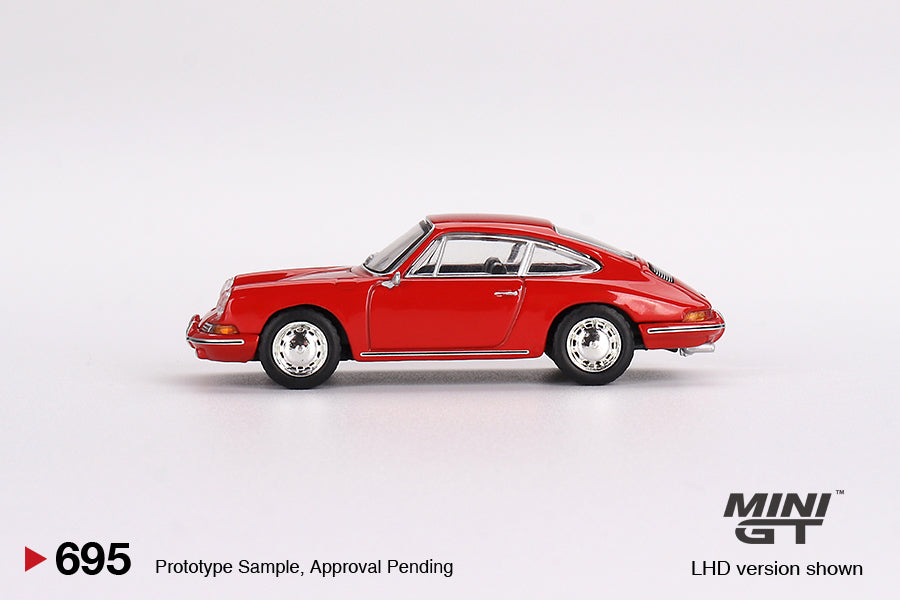 Porsche 901 1963 Signal Red LHD - Mini GT - Scala 1/64 MGT00695