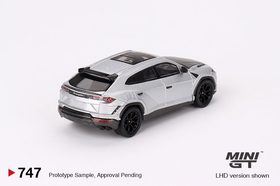 Lamborghini Urus Performante Grigio Nimbus LDH - Mini GT - Scala 1/64 MGT00747-L