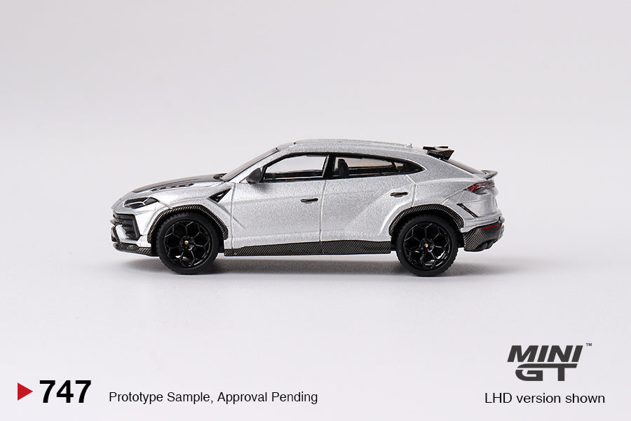 Lamborghini Urus Performante Grigio Nimbus LDH - Mini GT - Scala 1/64 MGT00747-L