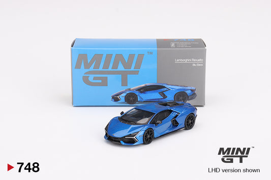 Lamborghini Revuelto Blu Eleos - Mini GT - Scala 1/64  MGT00748 LDH