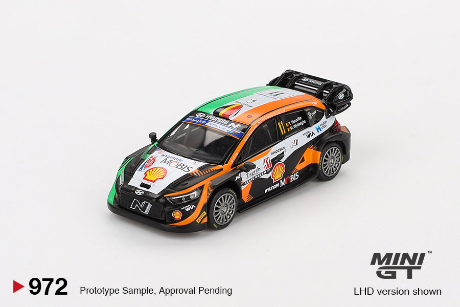 Hyundai I20 N Rally 1 #11 Rally Croatia 2023 - Mini GT - Scala 1/64 MGT00972-L