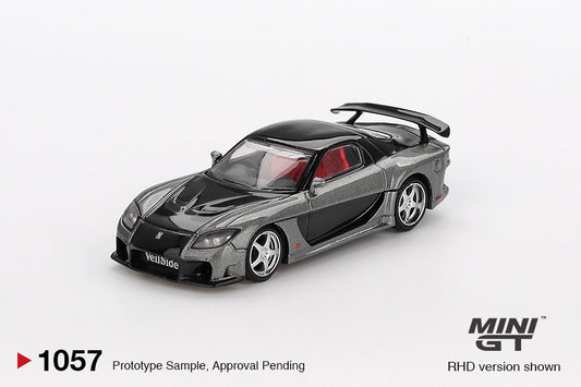 Mazda RX-7 VeilSide Fortune Grey 2011 - Mini Gt - Scala 1/64 MGT01057-L