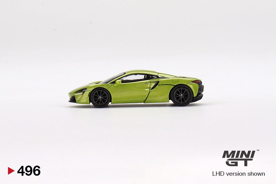 McLaren Artura Flux Green - Mini GT - Scala 1/64 MGT00496