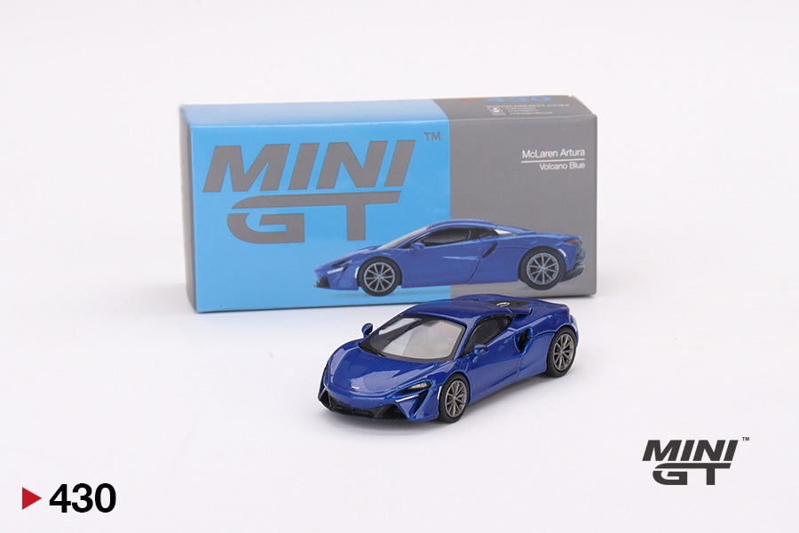 McLaren Artura Volcano Blue - Mini GT - Scala 1/64 MGT00430 RDH