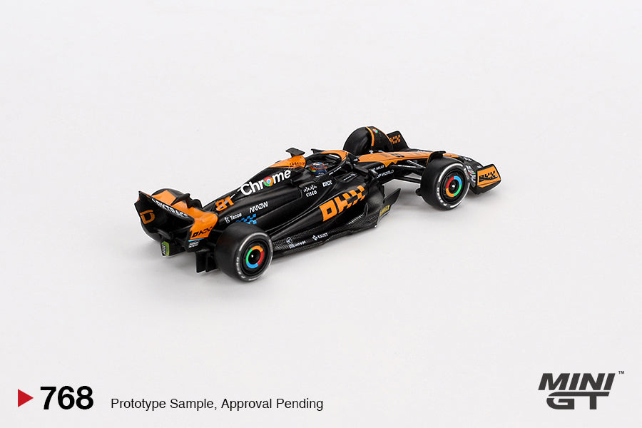 McLaren MCL60 #81 Oscar Piastri 2023 F1 2023 Japanese GP 3rd Place - Mini GT - Scala 1/64 MGT00768-L