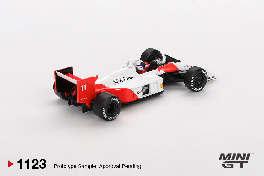 McLaren MP44 #11 Alain Prost 1988 Japanese Grand Prix 2nd Place - Mini GT - Scala 1/64 MGT01123-L