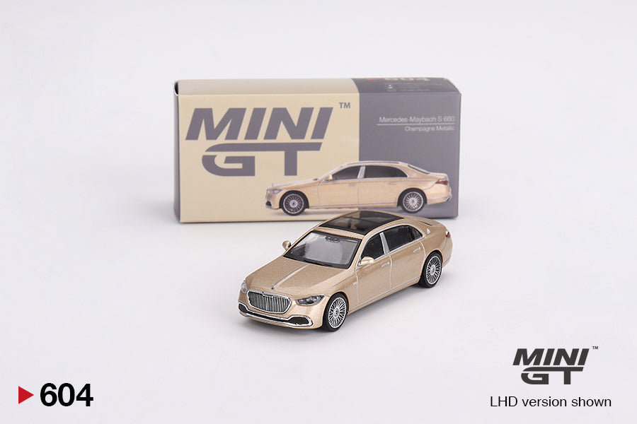 Mercedes-Maybach S680 Champagne Metallic - Mini GT - Scala 1/64 MGT00604-L