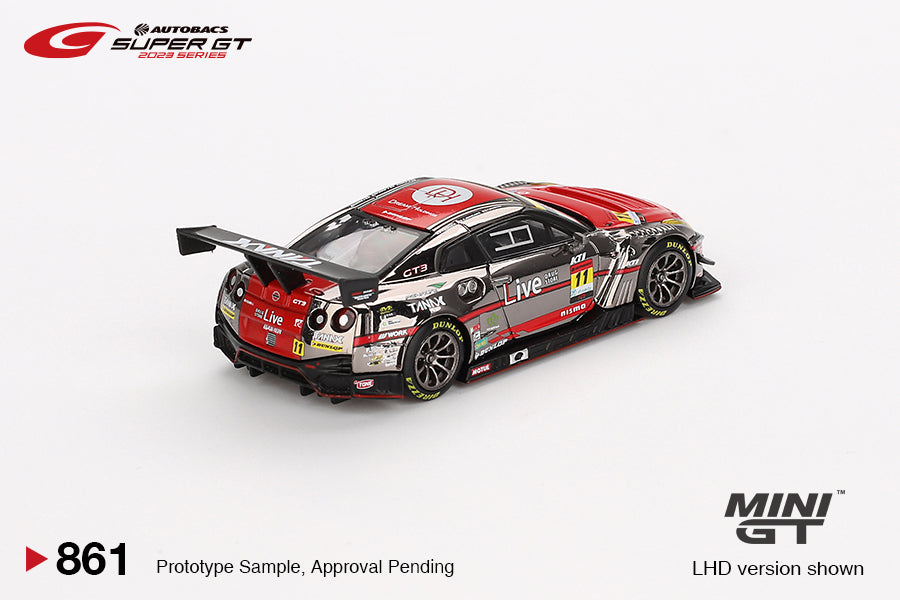 Nissan GT-R NISMO GT3 #11 "GAINER TANAX GT-R" - Mini GT - Scala 1/64 MGT00861-BL Blister Packaging