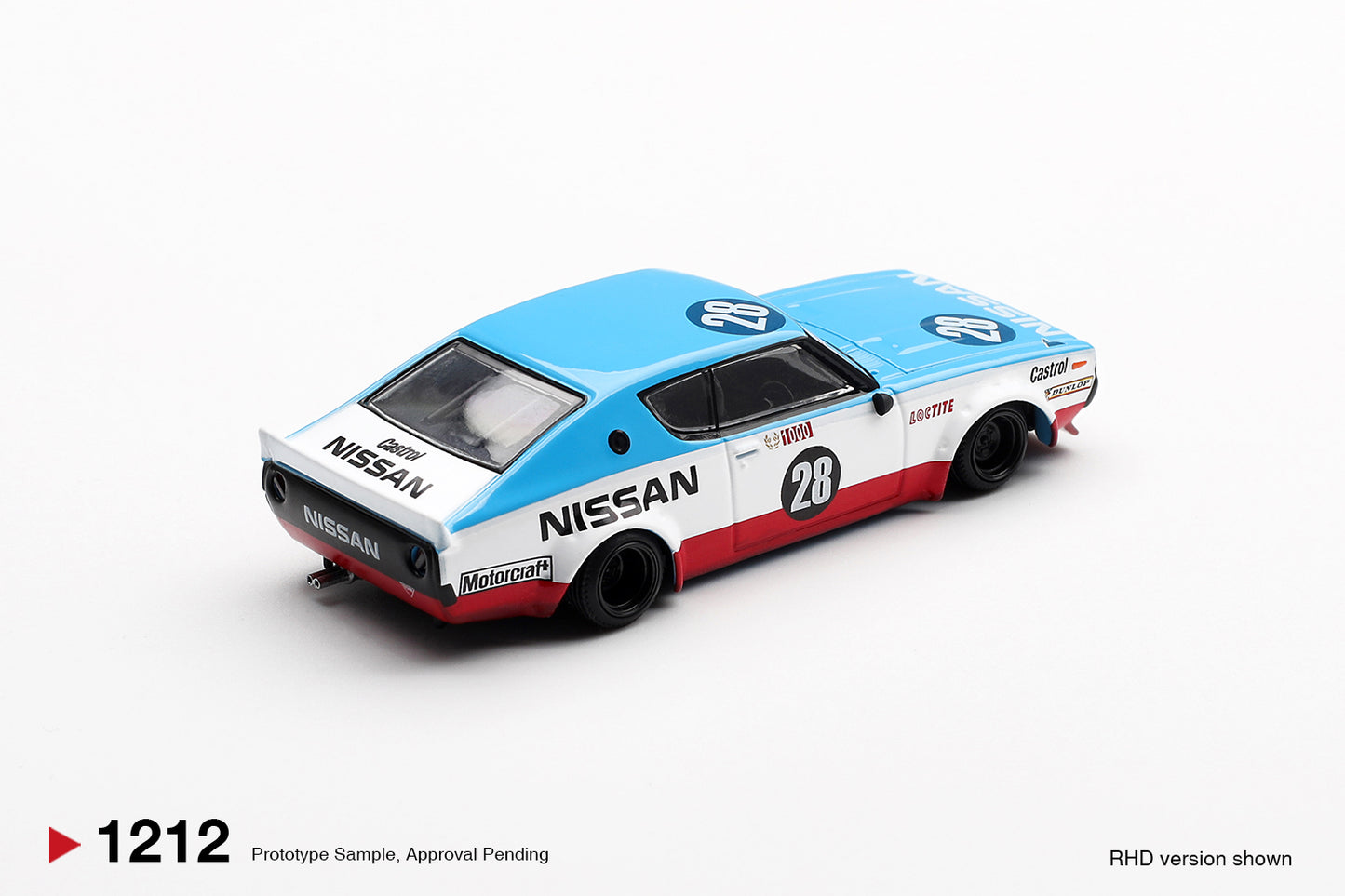 Nissan GT-R (KPGC110) Skyline Kenmeri Liberty Walk Nissan Racing 75 concept 2024 - Mini GT - Scala 1/64 MGT01212-R