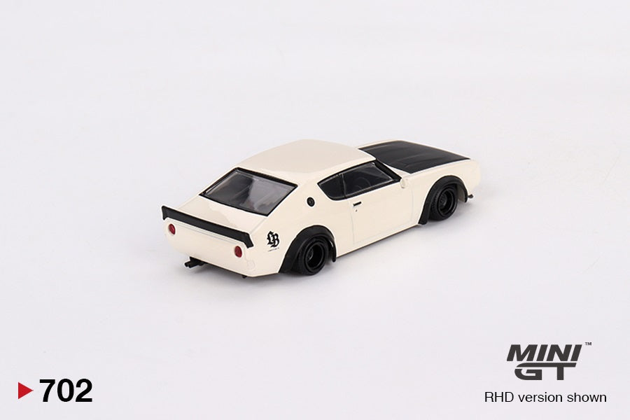 Nissan Skyline Kenmeri Liberty Walk White RDH - Mini GT - Scala 1/64 MGT00702