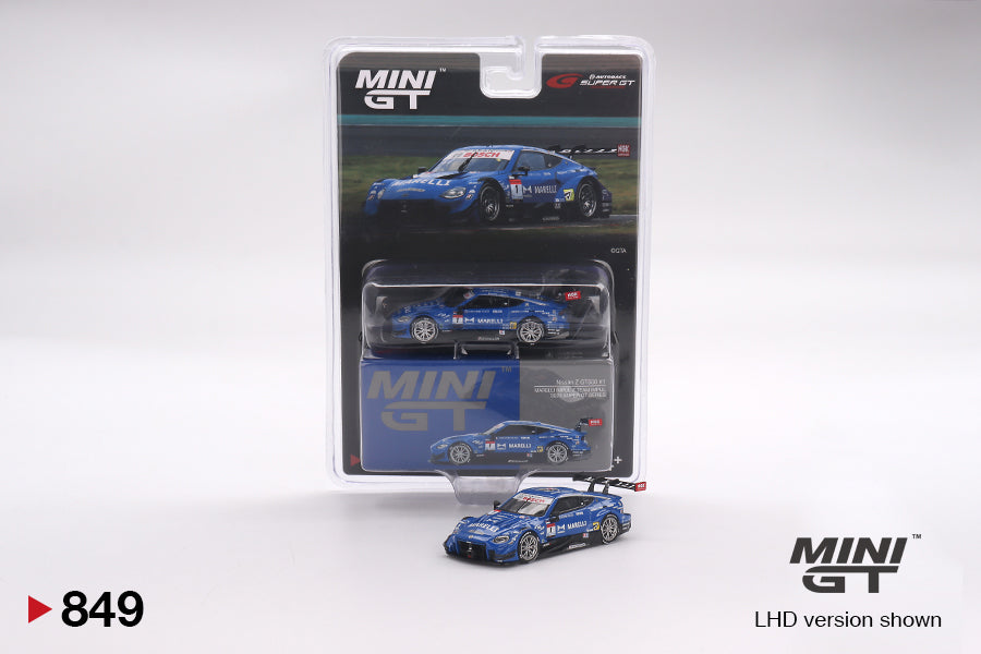 Nissan Z GT500 #1 MARELLI IMPUL Z TEAM IMPUL 2023 SUPER GT SERIES - Mini GT - Scala 1/64 MGT00849