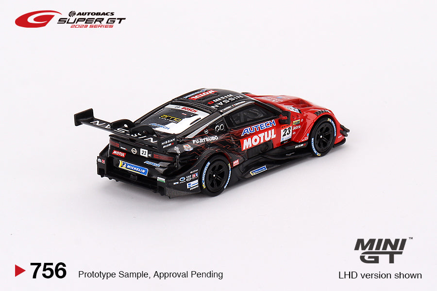 [JAPAN EXCLUSIVE] Mini Gt Nissan Z GT500 #23 "MOTUL AUTECH Z" NISMO 2023 SUPER GT SERIES - Mini GT - Scala 1/64 MGT00756-L