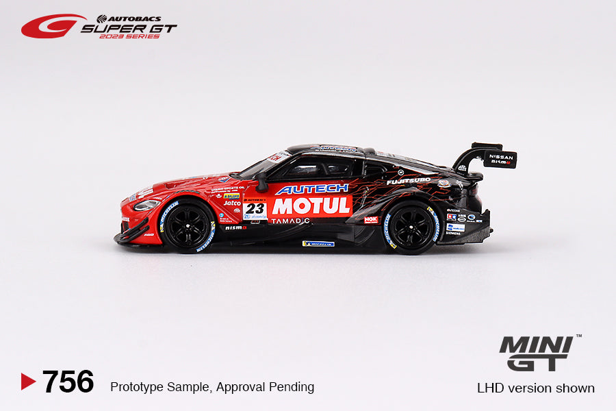 [JAPAN EXCLUSIVE] Mini Gt Nissan Z GT500 #23 "MOTUL AUTECH Z" NISMO 2023 SUPER GT SERIES - Mini GT - Scala 1/64 MGT00756-L