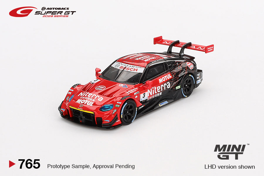 Nissan Z GT500 #3 "Niterra MOTUL Z" NDDP RACING 2023 SUPER GT SERIES - Mini GT - Scala 1/64 MGT00765