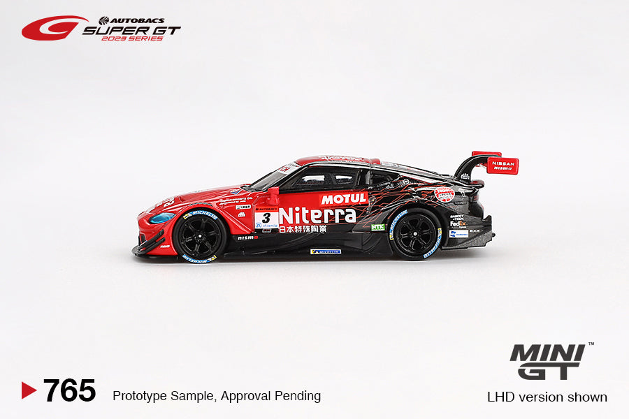 Nissan Z GT500 #3 "Niterra MOTUL Z" NDDP RACING 2023 SUPER GT SERIES - Mini GT - Scala 1/64 MGT00765