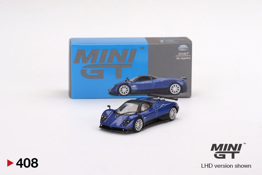 Pagani Zonda F Blu Argentina - Mini GT - Scala 1/64 MGT00408 LHD