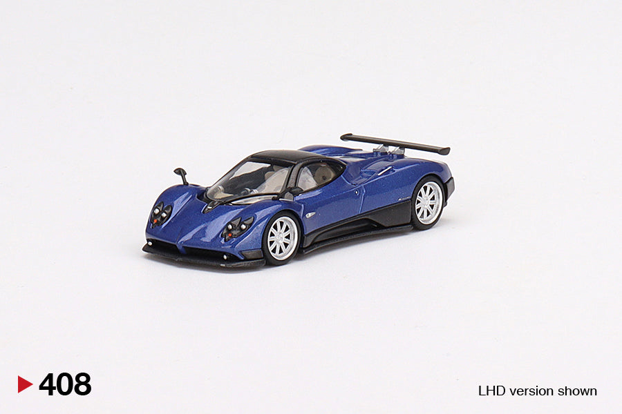 Pagani Zonda F Blu Argentina - Mini GT - Scala 1/64 MGT00408 LHD