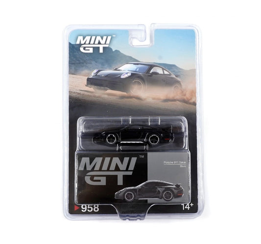 Porsche 911 Dakar Black - Mini GT - Scala 1-64 MGT00958-BL Blister Packaging