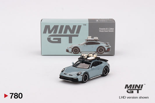 Porsche 911 Dakar Shade Green Metallic LHD - Mini GT - Scala 1/64 MGT00780