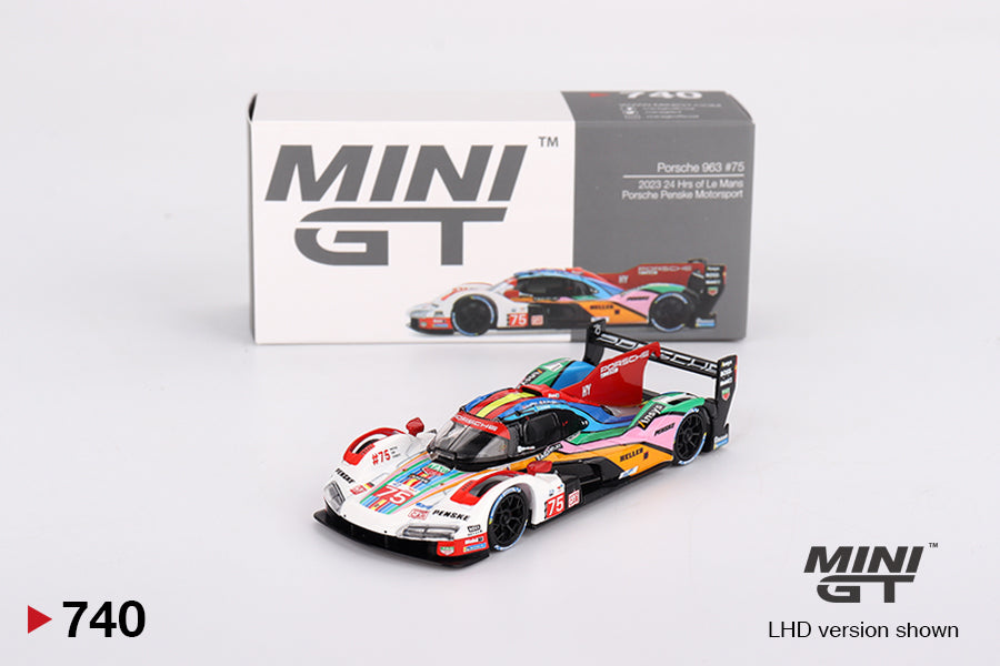 Porsche 963 #75 Porsche Penske Motorsport 2023 24 Hrs of Le Mans - Mini GT - Scala 1/64 MGT00740-L