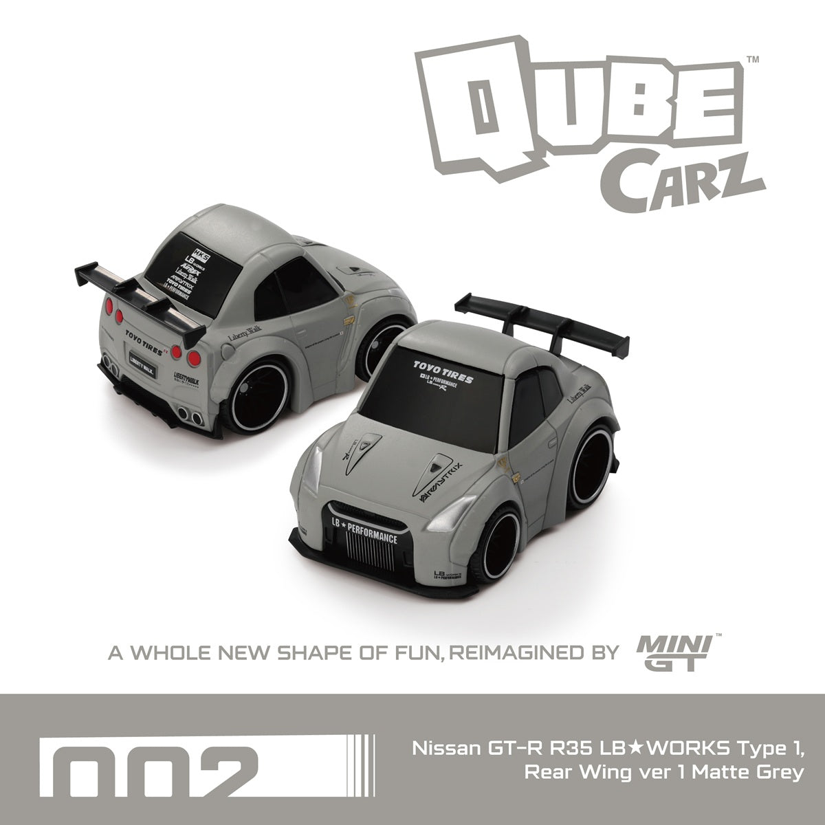 Set di 6 modellini QUBE Carz Series - Mini Gt