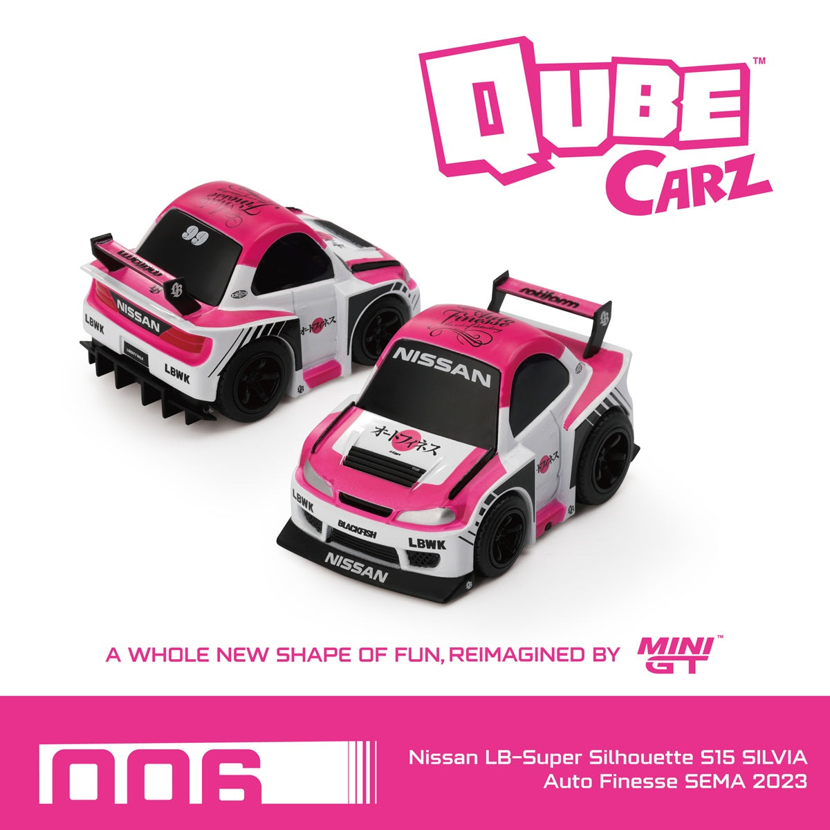 Set di 6 modellini QUBE Carz Series - Mini Gt