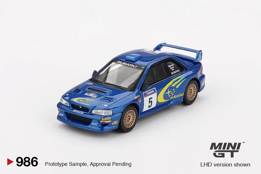 Subaru Impreza WRC99 – #5 Richard Burns / Robert Reid – Winner 1999 Rally Australia - Mini GT - Scala 1/64 MGT00986-L