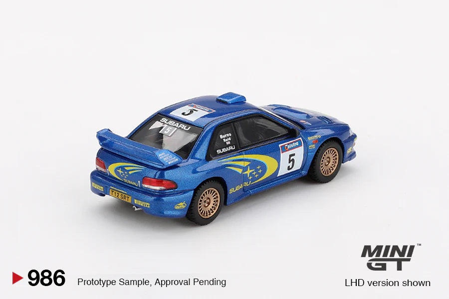 Subaru Impreza WRC99 – #5 Richard Burns / Robert Reid – Winner 1999 Rally Australia - Mini GT - Scala 1/64 MGT00986-L