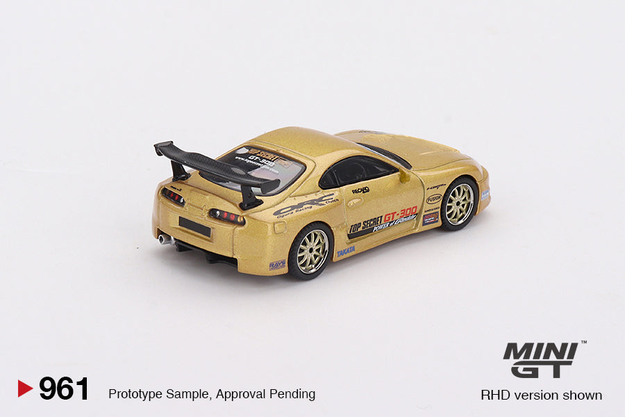 Toyota Supra (A80) Top Secret GT-300 Top Secret Gold - Mini GT - Scala 1/64 MGT00961-R
