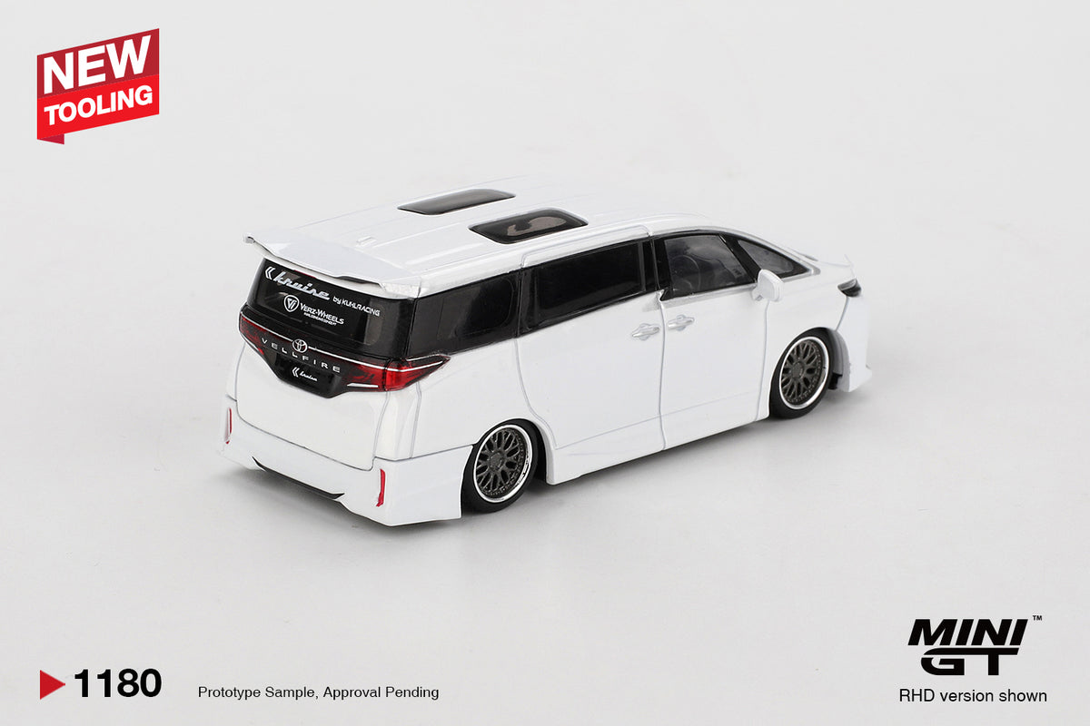 Toyota Vellfire 40 KUHL White - Mini GT - Scala 1/64 MGT01180-L