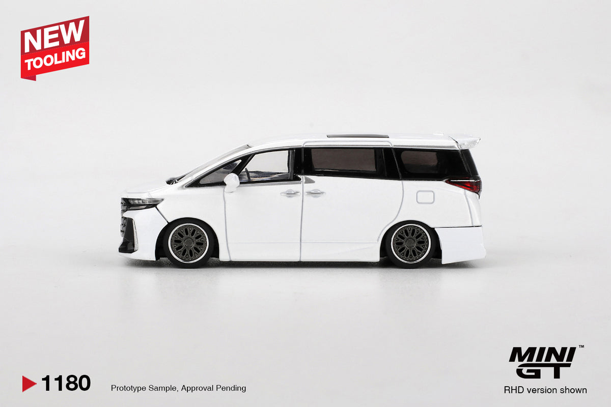 Toyota Vellfire 40 KUHL White - Mini GT - Scala 1/64 MGT01180-L