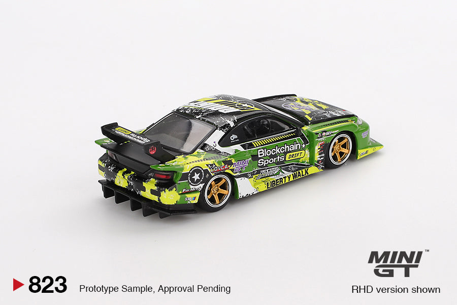 Mini GT - Nissan Silvia (S15) LB-Super Silhouette #555 V2 Formula Drift Japan 2024 (RHD) - Scala 1/64 MGT00823-R