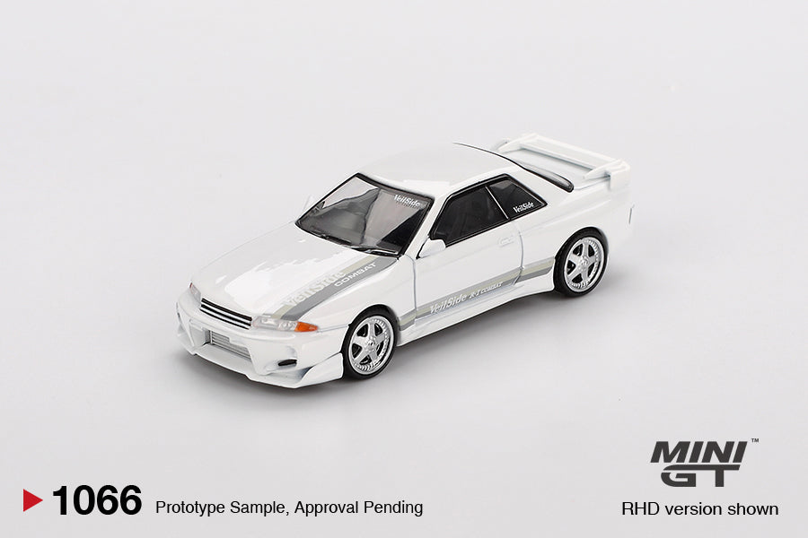 Nissan Skyline GT-R R32 Veilside Combat C-I White 2011 (RHD) - Mini GT - Scala 1/64 MGT01066-R