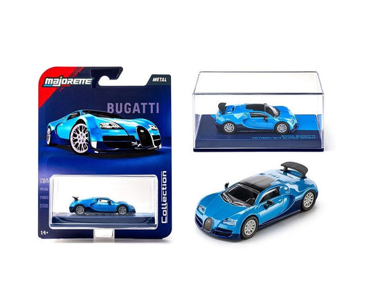 2005 Bugatti Veyron Supersport Blue Series Collection - Majorette - Scala 1/64