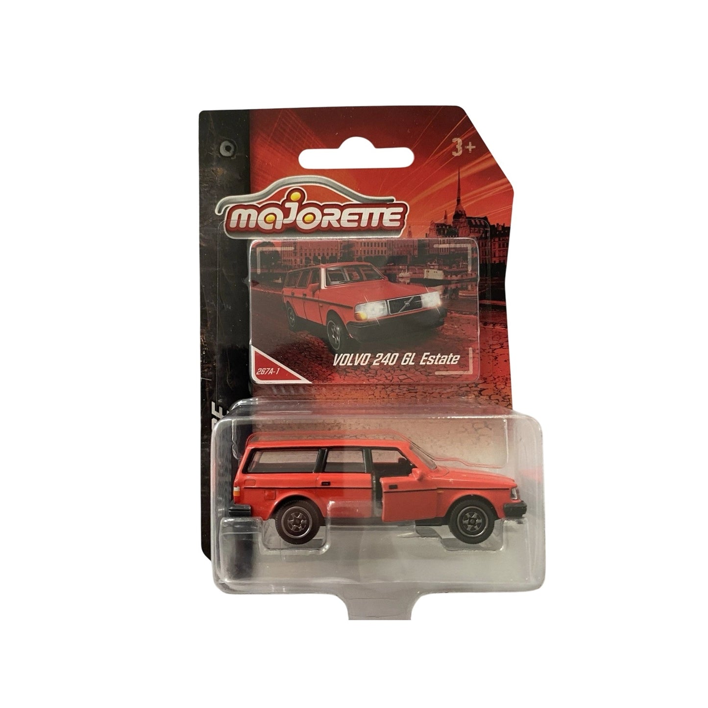 Volvo 240 GL Estate Red - Majorette - Scala 1/64