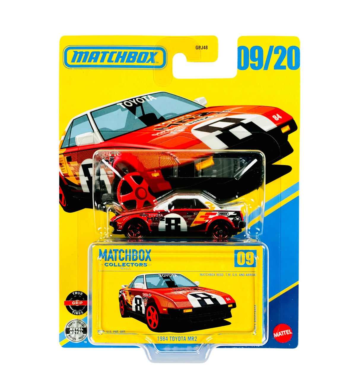 1984 Toyota MR2 W20 #09 - Matchbox Collectors - Matchbox - Scala 1/64 Circa