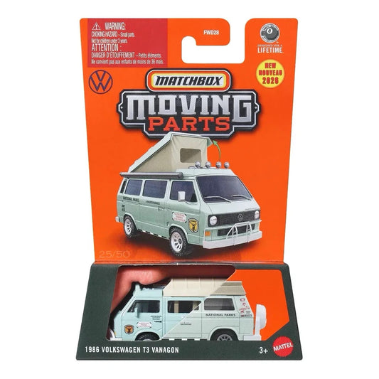 1986 Volkswagen T3 Vanagon National Parks - Matchbox - Moving Parts - Scala 1/64