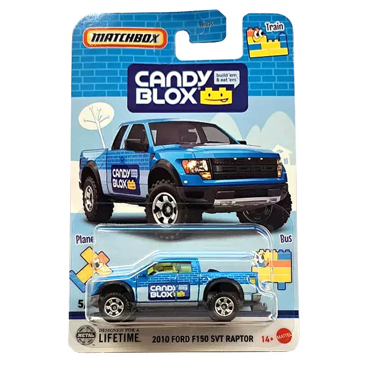2010 Ford F150 SVT Raptor Candy Blox - Matchbox - Scala 1/64 Circa