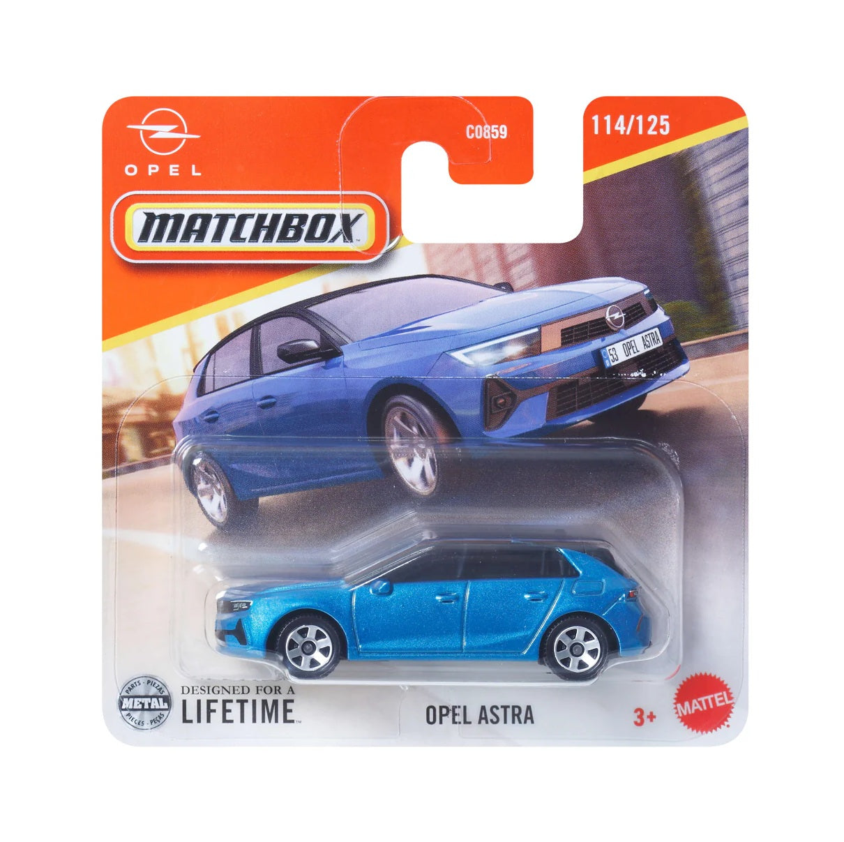 Opel Astra Blue #114 - Matchbox - Scala 1/64 Circa
