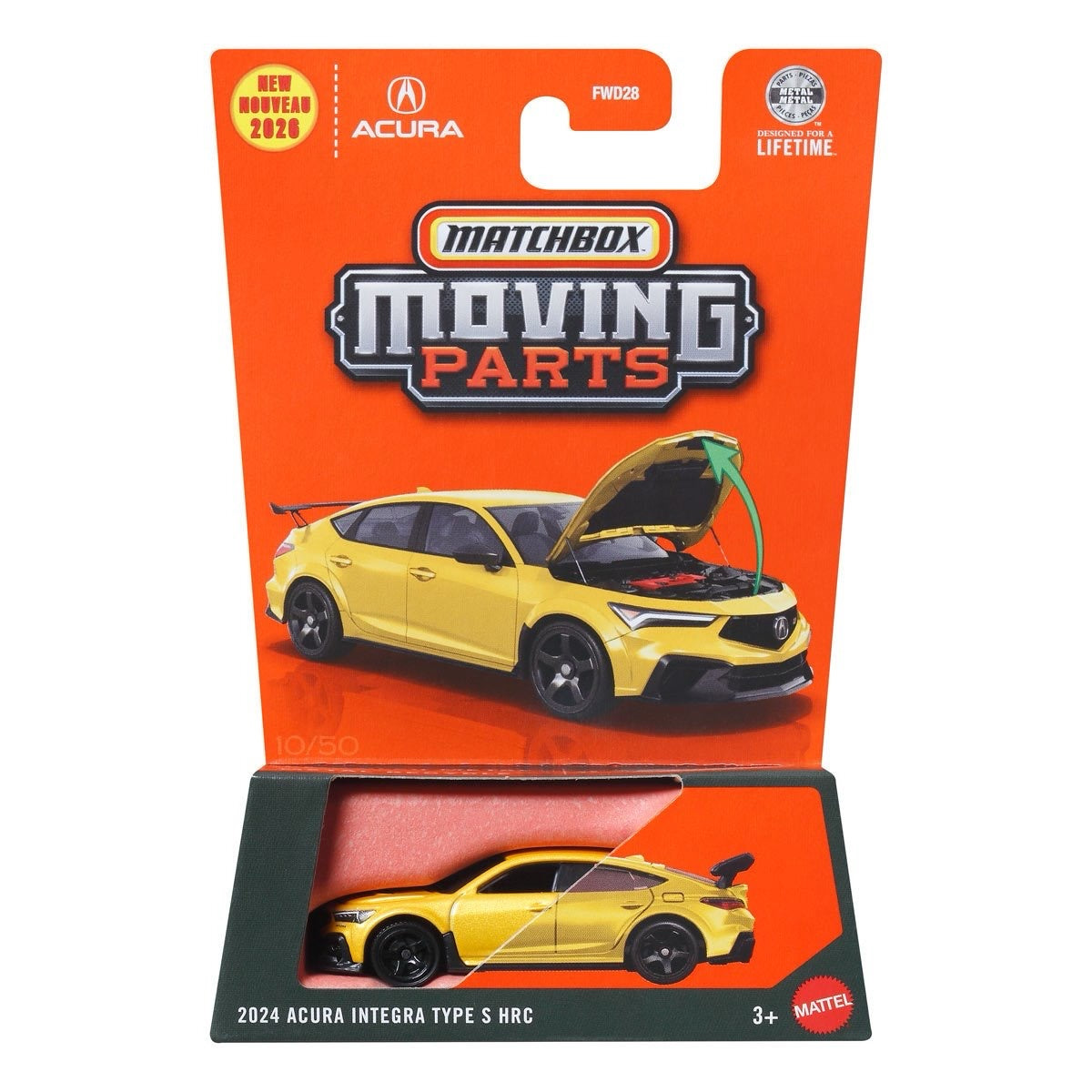 2024 Acura Integra Type S HRC - Moving Parts - Matchbox - Scala 1/64