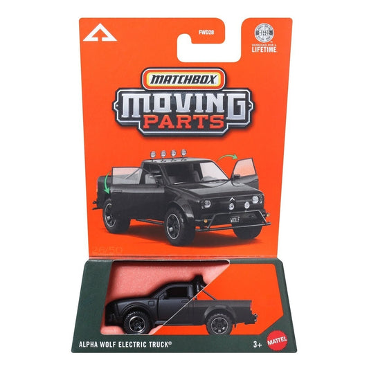 Alpha Wolf Electric Truck - Moving Parts - Matchbox - Scala 1/64