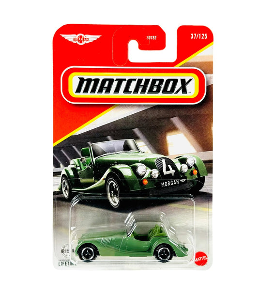 Morgan Plus Four #37 Long Card - Matchbox - Scala 1/64 Circa