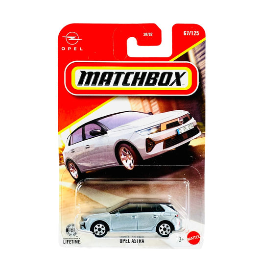 Opel Astra Silver #67 Long Card - Matchbox - Scala 1/64 Circa