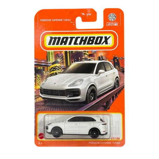 Porsche Cayenne Turbo #27 Long Card - Matchbox - Scala 1/64 Circa