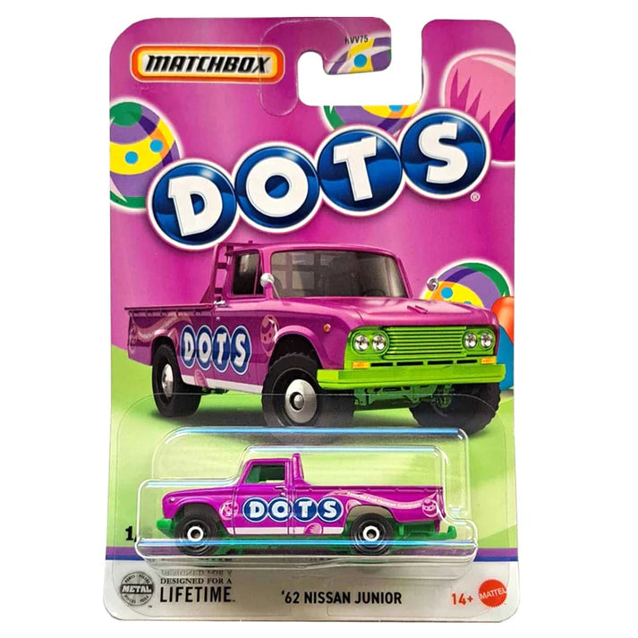 '62 Nissan Junior Dots - Matchbox - Scala 1/64 Circa