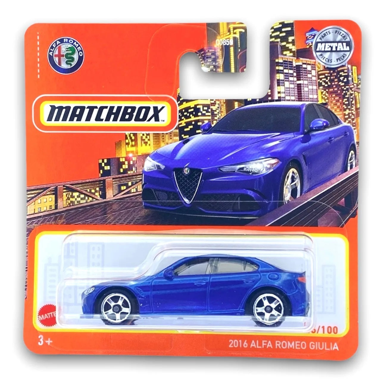 Alfa Romeo Giulia Blue #26 - Matchbox - Scala 1/64 Circa